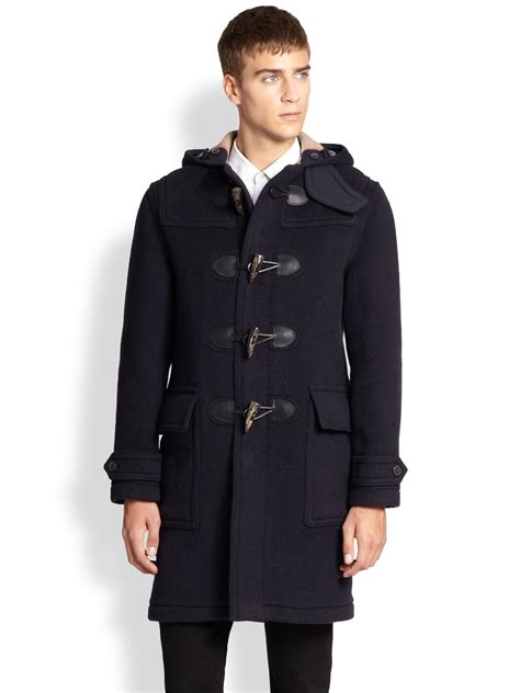 burberry sport coats|men's Burberry duffle coat.